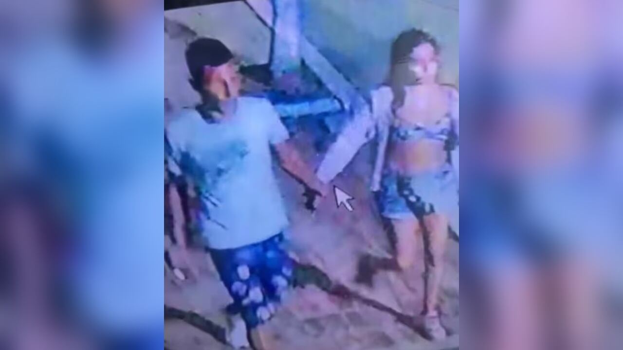 Esta sería la última foto en la que se ve con vida a la mujer.