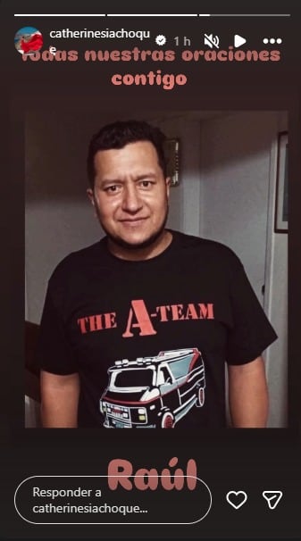 Catherine Siachoque pidió oraciones por compañero de producción herido en ataque con arma blanca.