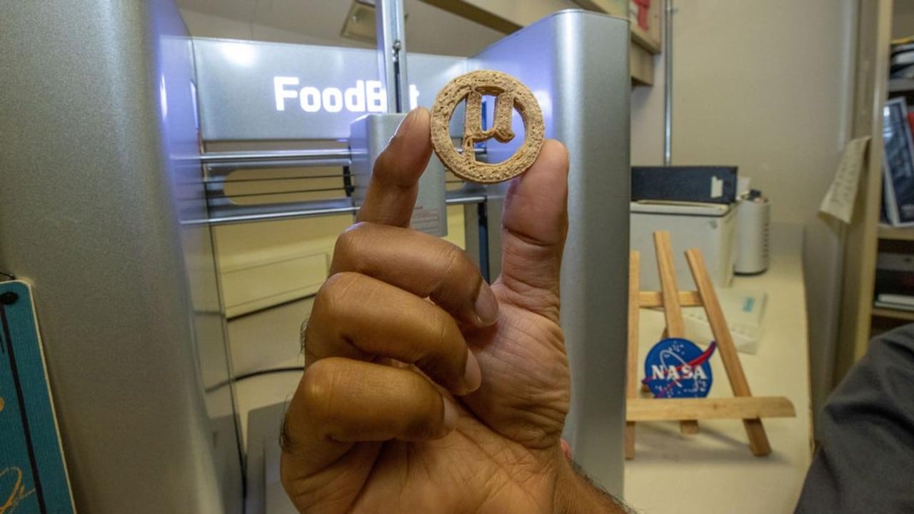 Una impresora 3D dio forma a las galletas de proteína llamadas µBites.