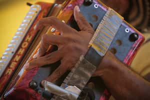 Omar Geles en el Festival Vallenato abril 2007