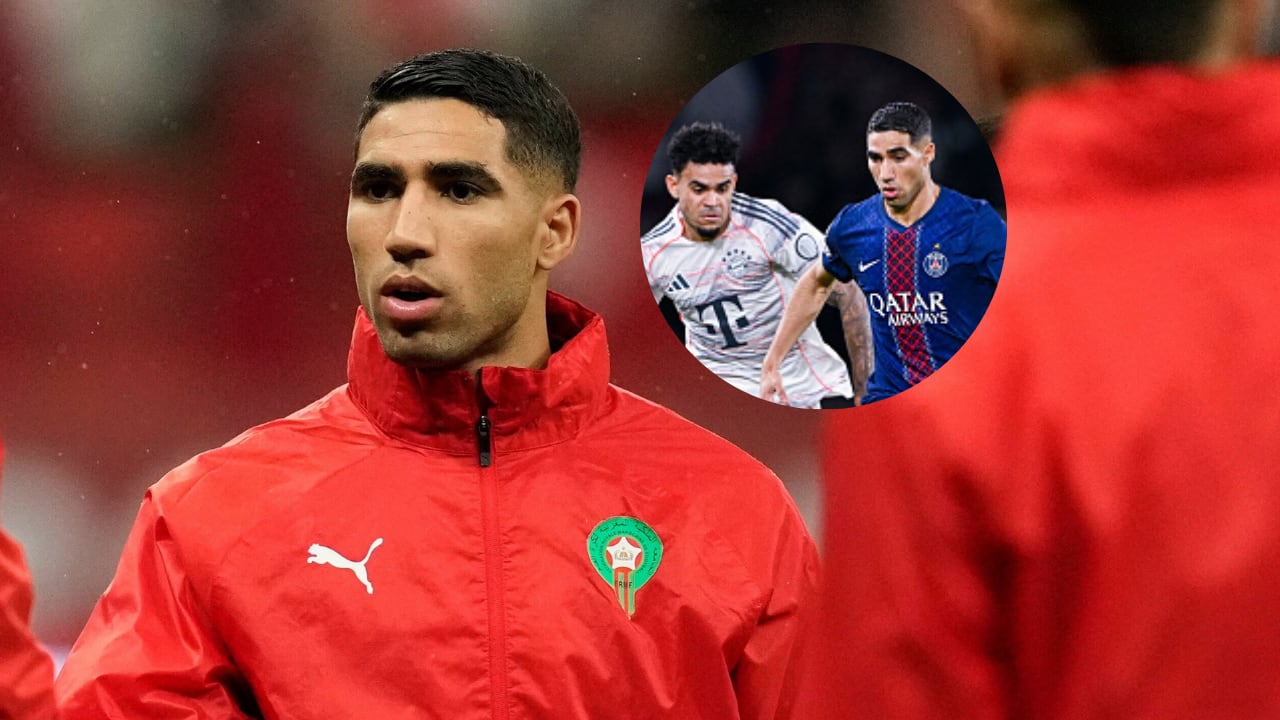 Achraf Hakimi es noticia en la Copa Africana de Naciones.