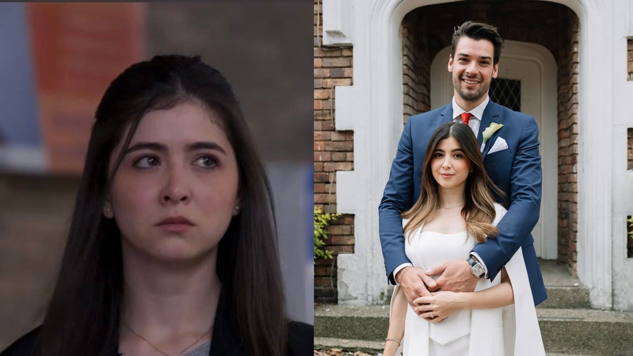 María Manuela Gómez, actriz de ‘Enfermeras’, contrajo matrimonio