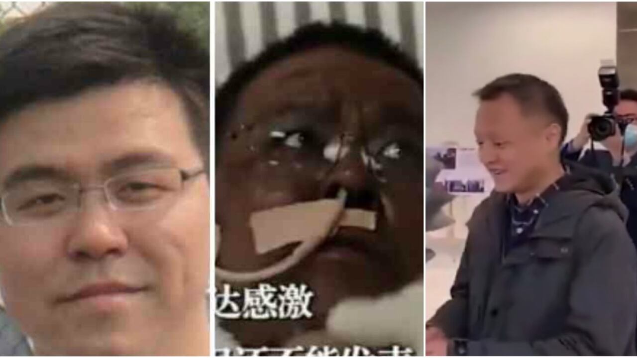 El médico chino Yi Fan, cuya piel pasó de clara a oscura, reapareció con su tono natural