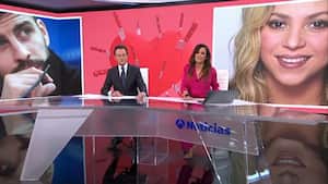 Los presentadores de Antena 3 fueron los que dejaron a Shakira en evidencia. Foto: Twitter @@sebas_maspons.