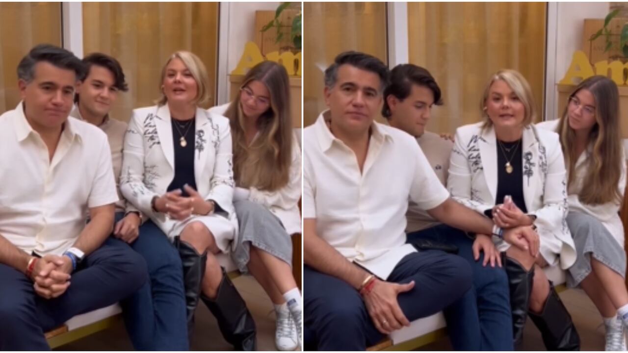 Carlos Calero y su familia