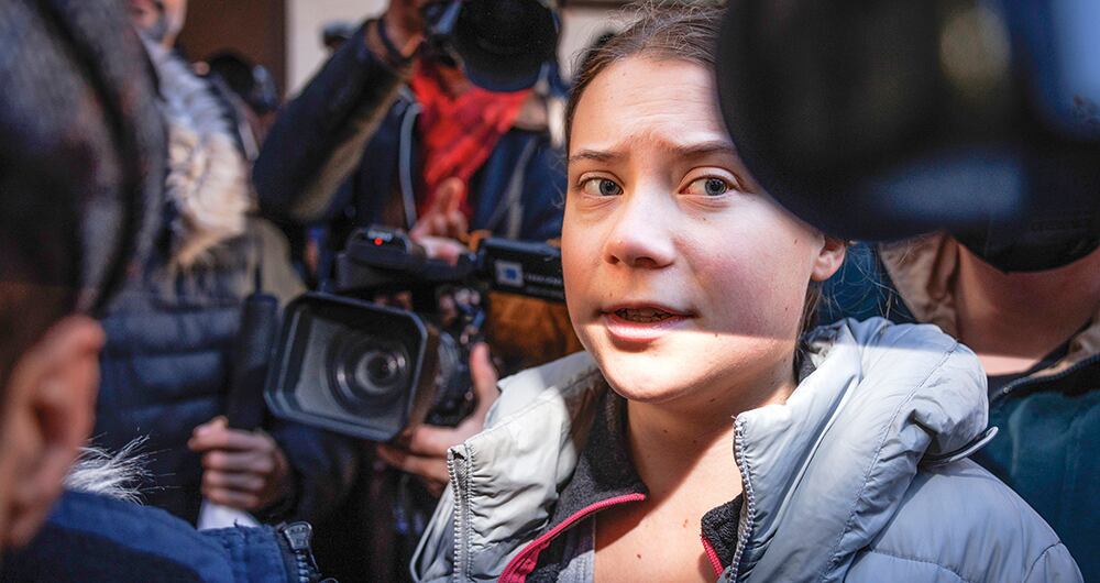 Greta Thunberg, la joven activista.