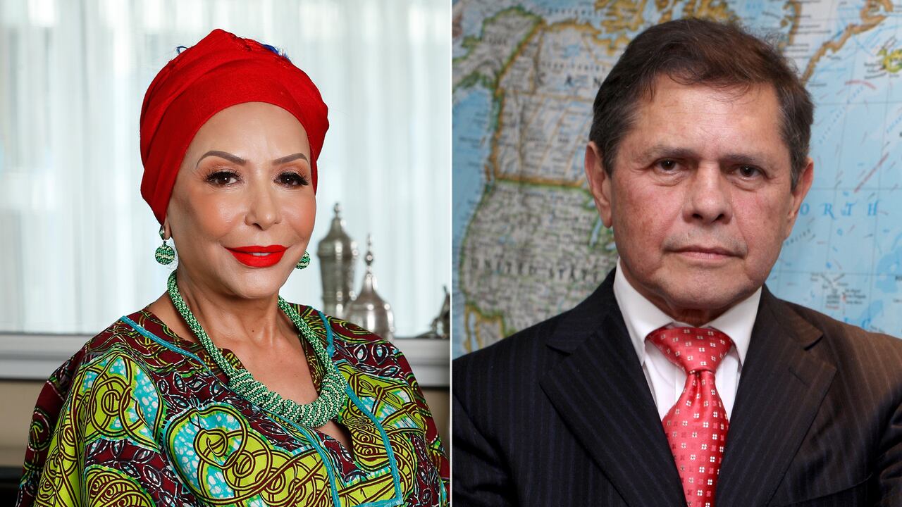 Piedad Córdoba y Carlos Mattos.