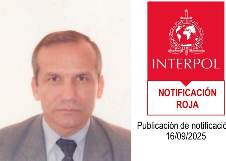 Circular Roja de Interpol en contra Carlos Ramón González.