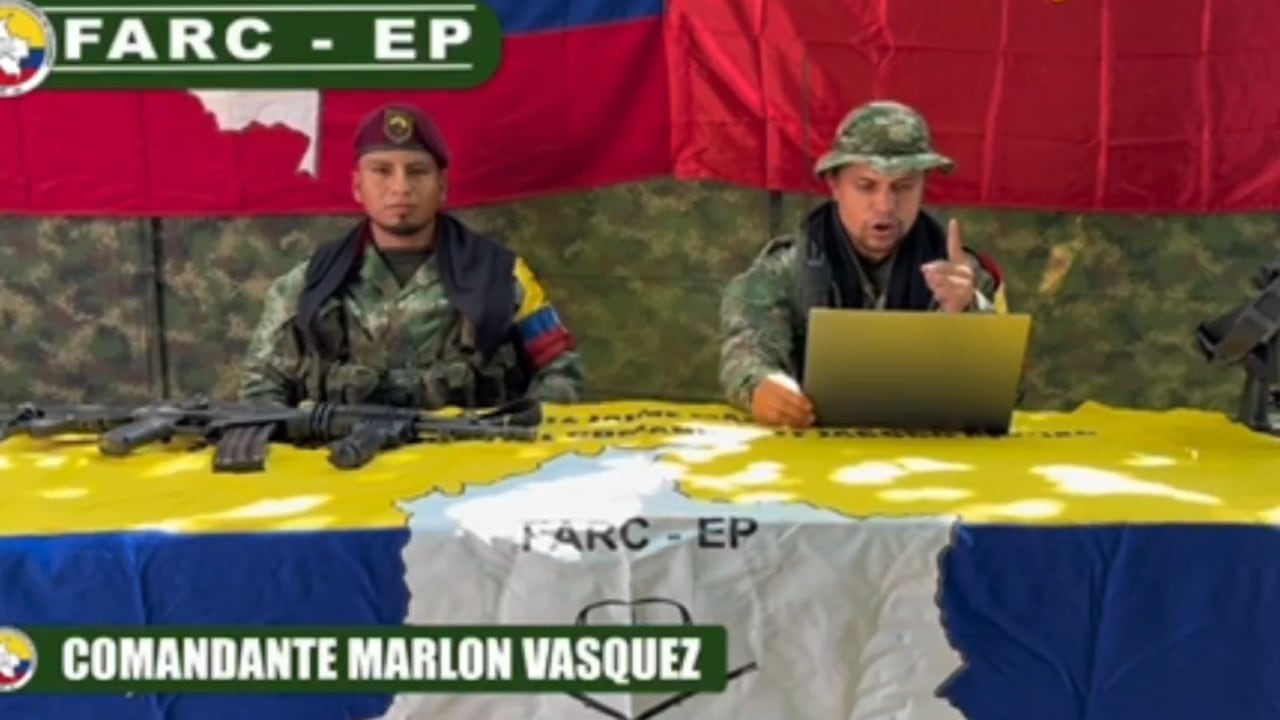 Alias 'Marlon' estaría vivo, de acuerdo con un video que compartieron las disidencias de las Farc.