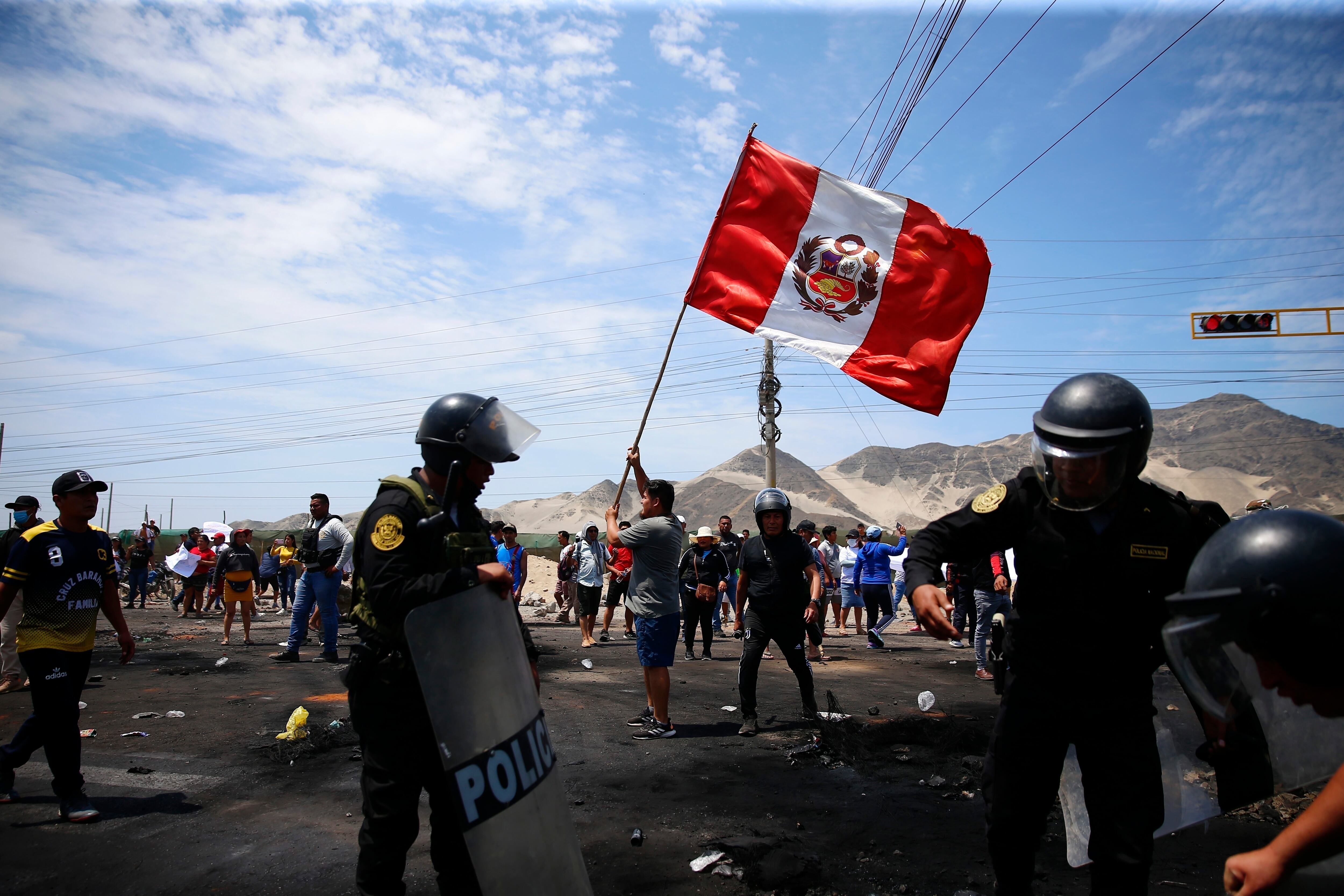 Protestas en Perú