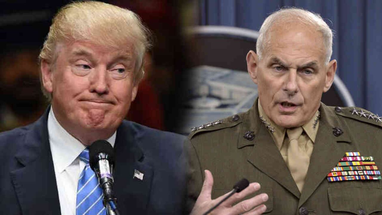 Donald Trump y Jhon Kelly