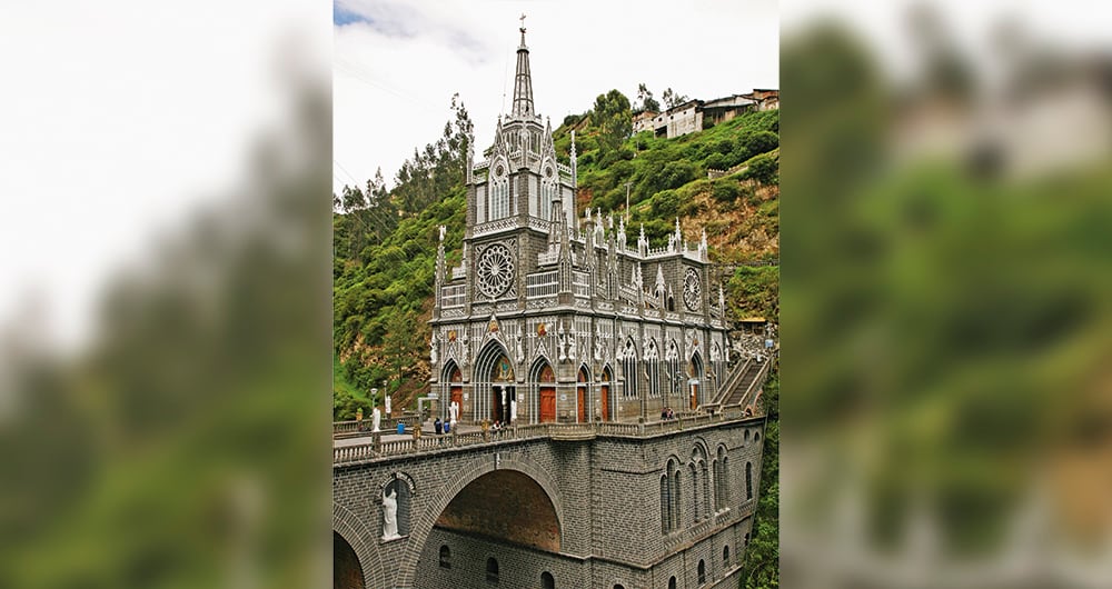 El Santuario de las Lajas, en Ipiales
