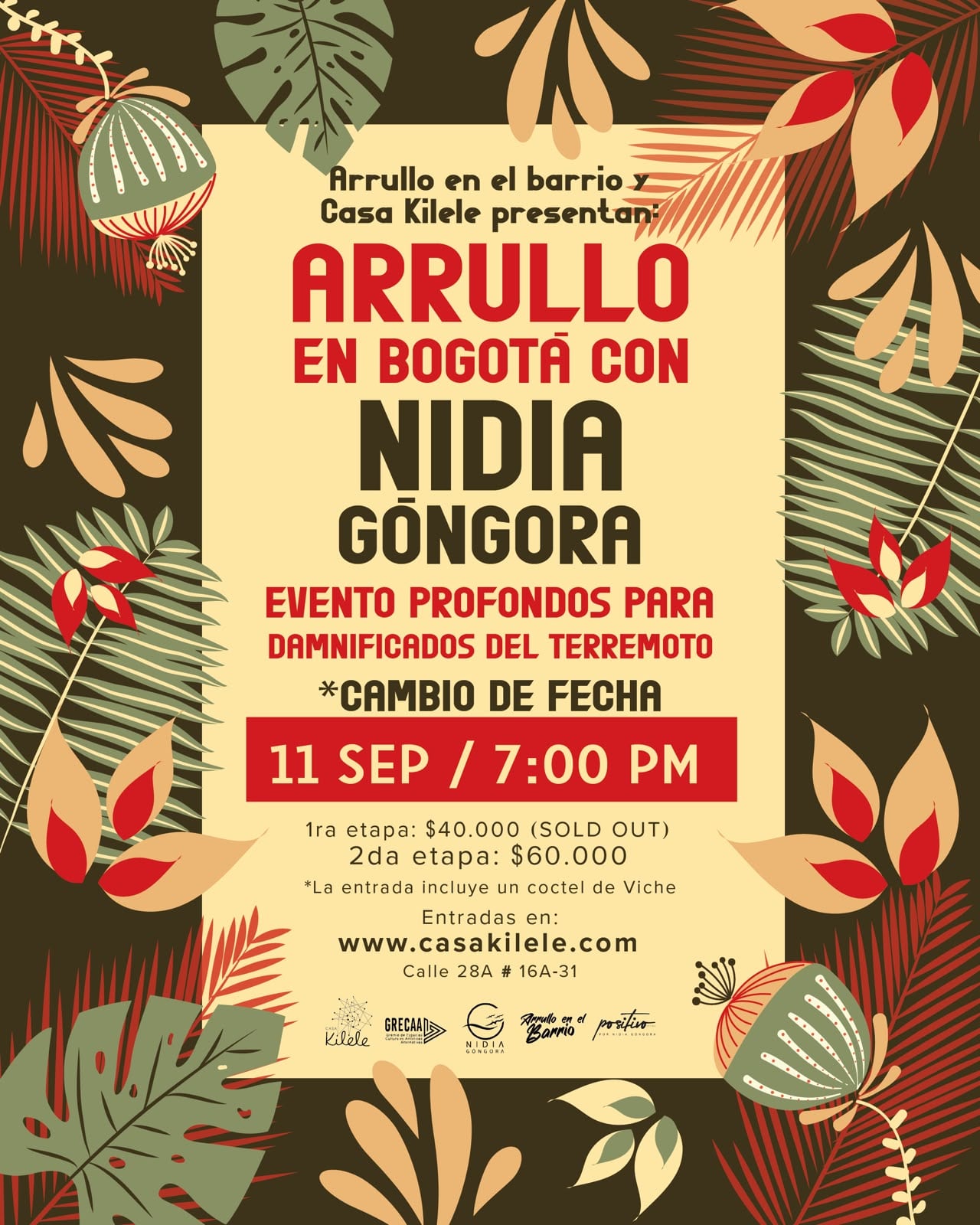 Ya casi en Sold Out, por la buena música y una buena causa.