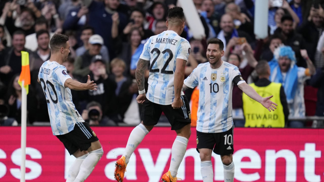 La selección de Messi viene de ganar la Finalissima ante Italia.