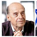 Álvaro Leyva y el embajador israelí en Colombia, Gali Dagan