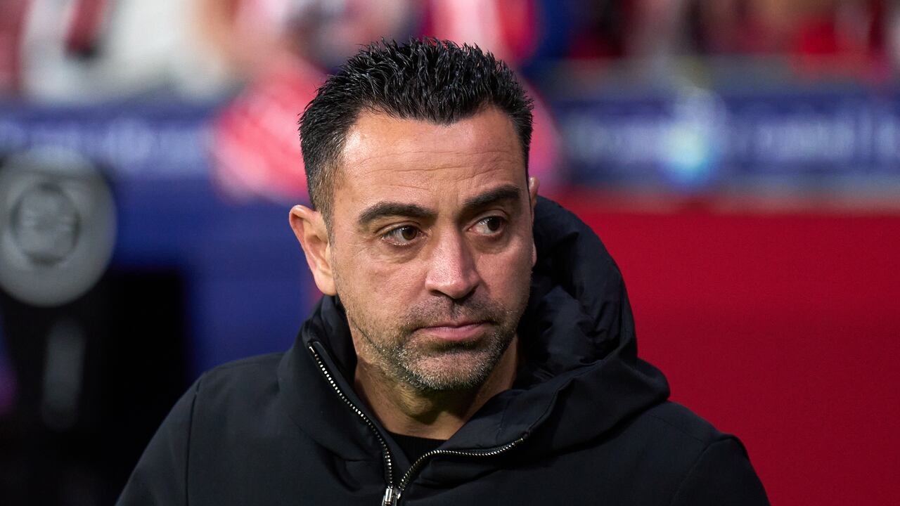 Xavi Hernández, técnico del Barcelona
