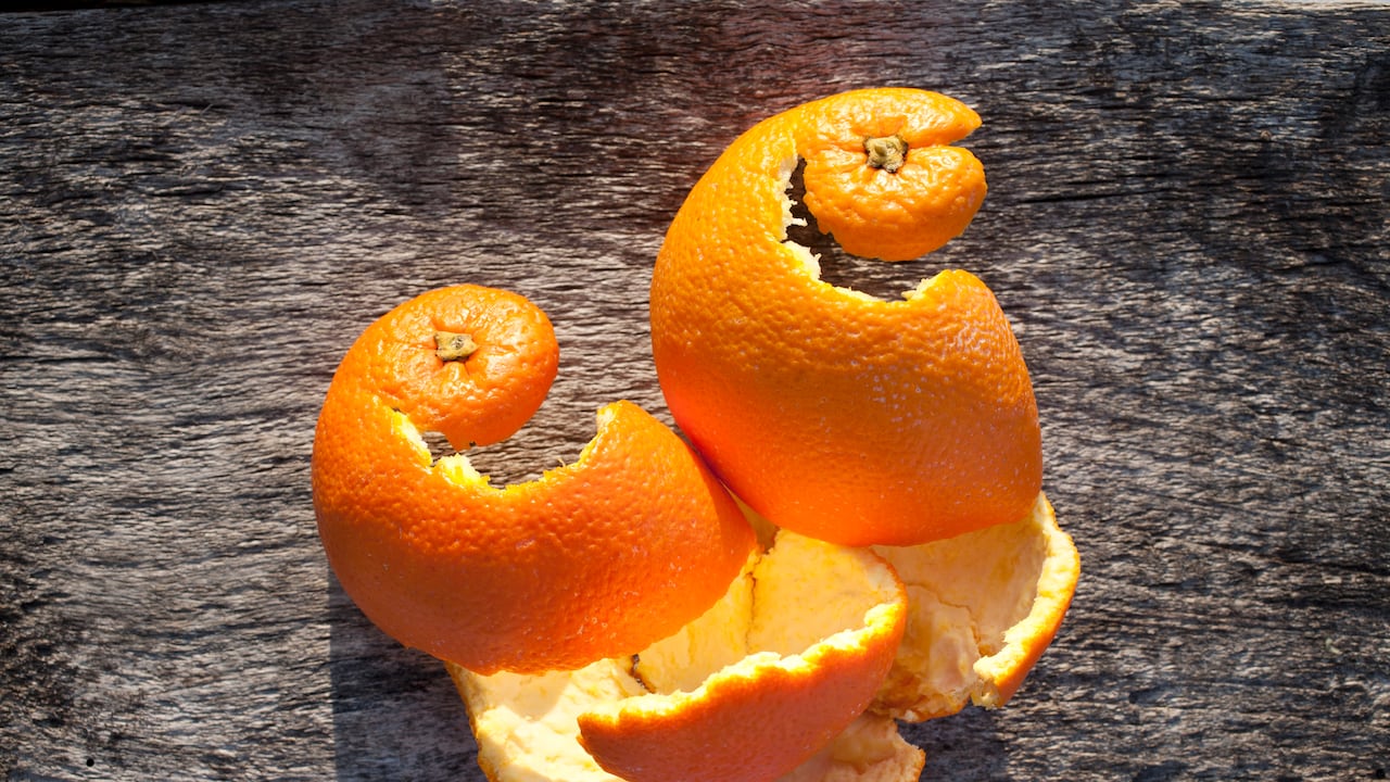 Beneficios de la cáscara de naranja.