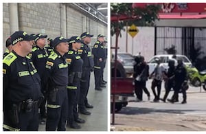 Capturan a dos encapuchados en medio del paro armado en Valledupar.