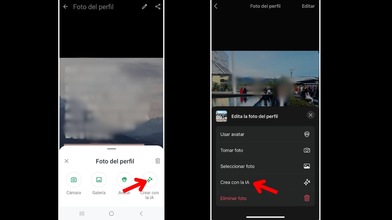WhatsApp añade una función de IA que permite crear fotos de perfil sin necesidad de imágenes previas.
