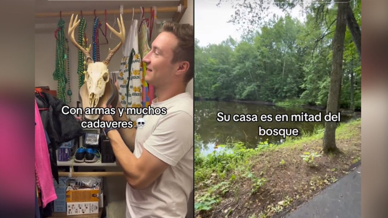 La joven indicó que en su imaginario este tipo de casas al lado de lagos y en medio de la nada no eran reales, y aunque afirmó estar asombrada, también afirmó que tenía un poco de miedo.