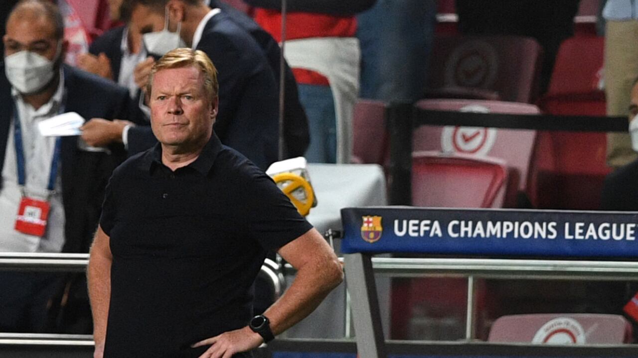 Benfica vs Barcelona / Ronald Koeman