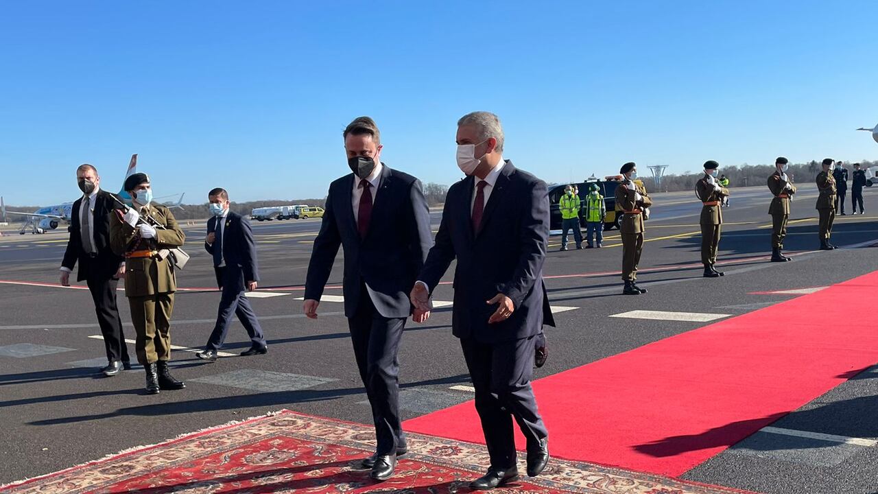 Presidente Duque llegó a Luxemburgo, inició la gira por Europa
