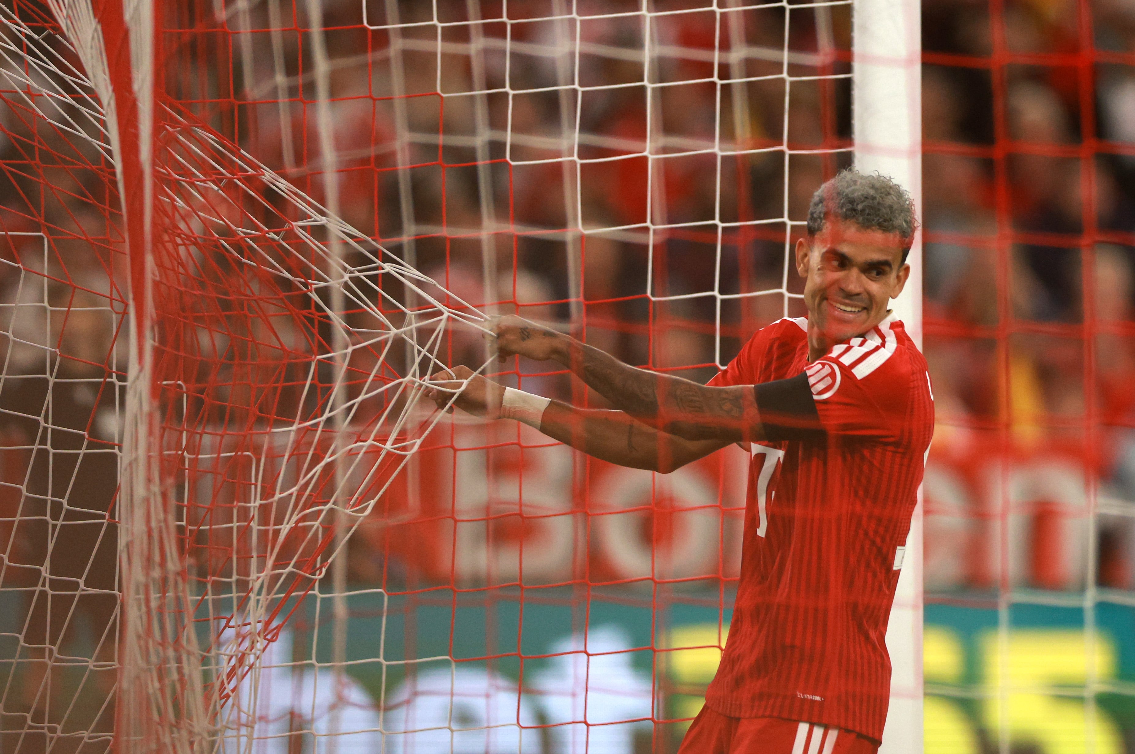 Luis Díaz se lamenta de no poder marcar un gol con Bayern Múnich
