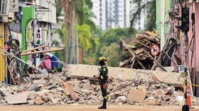 Destrucción total en Pereira luego de lo que fue el terremoto del 10 de agosto de 2026