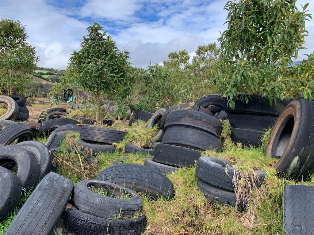 Durante 2022, la UAESP ha recuperado y reintegrado cada día a la economía circular más de 16 mil llantas que son abandonadas en el espacio público.