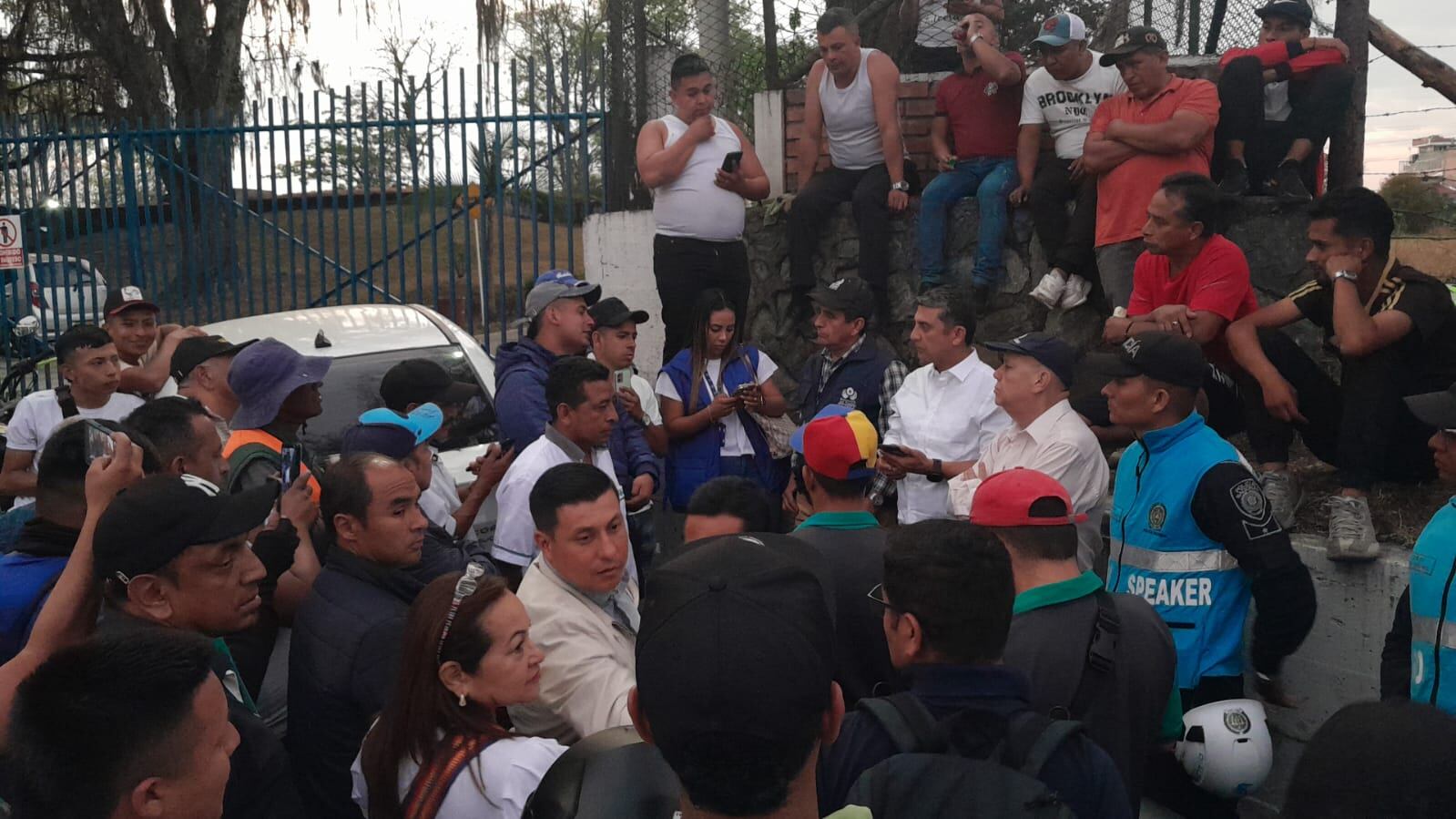 Popayán. Paro de camioneros.