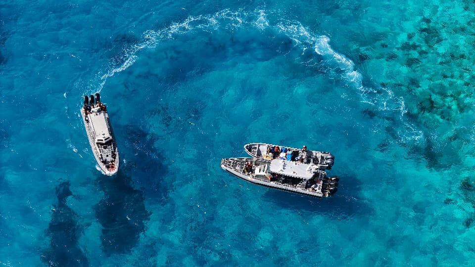 Operativos de la Armada en San Andrés Isla.