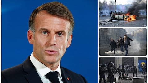 Emanuel Macron envió un mensaje tras protestas en Francia