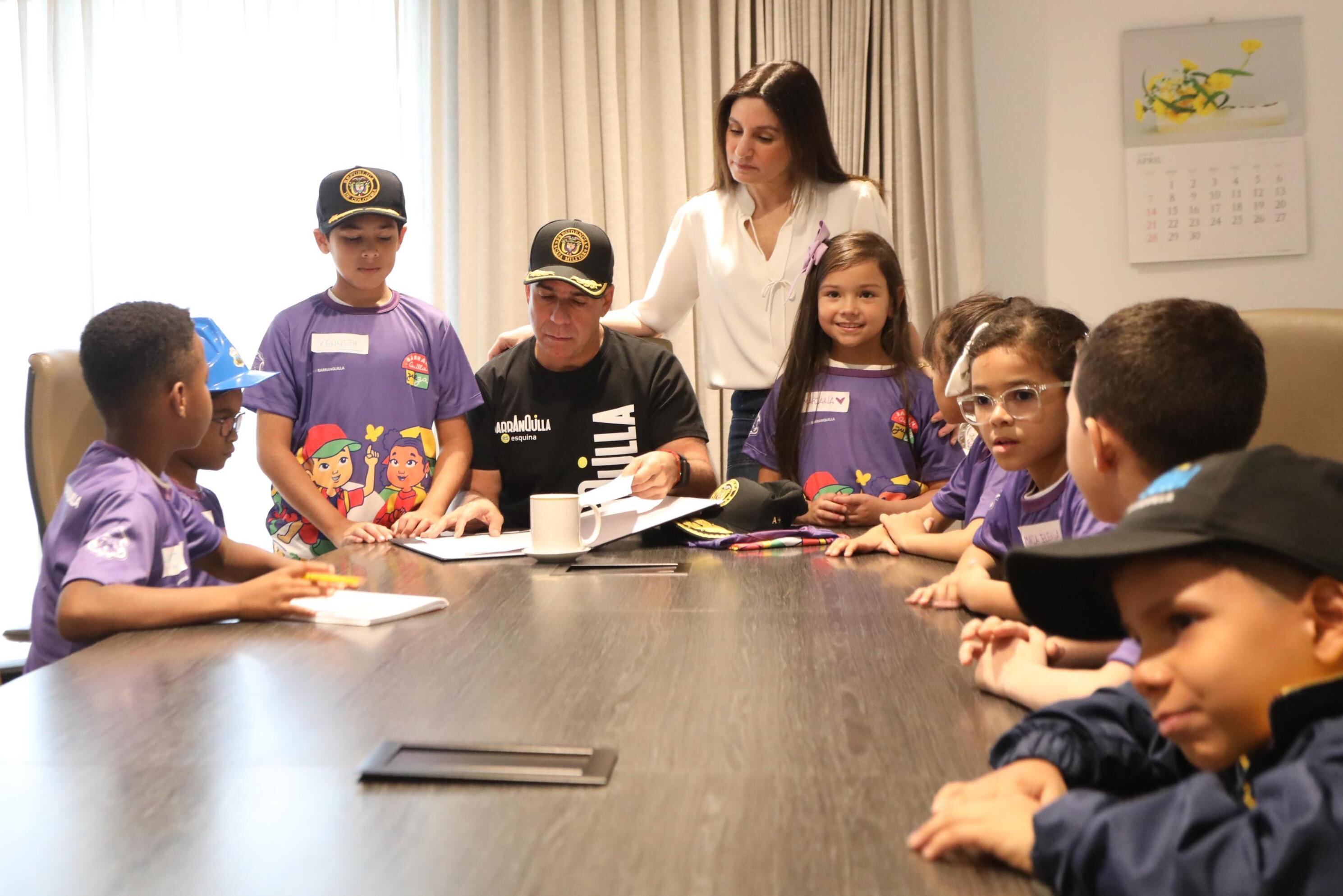 Gabinete infantil de la alcaldía de Barranquilla.