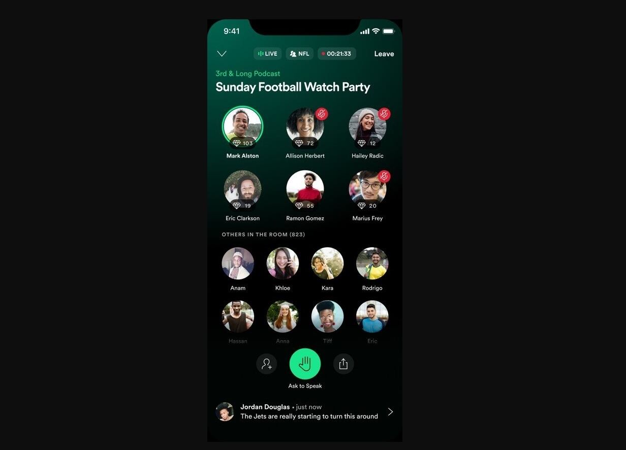 Aplicación de conversaciones en directo Greenroom
GREENROOM
24/3/2022