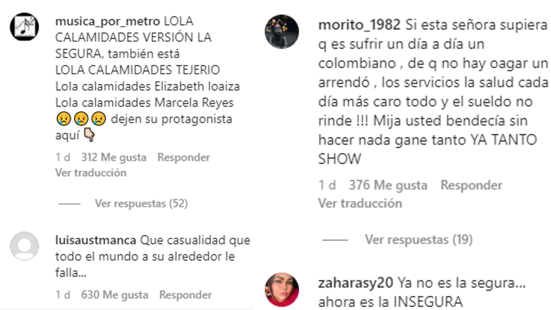 Le llueven comentarios a La Segura