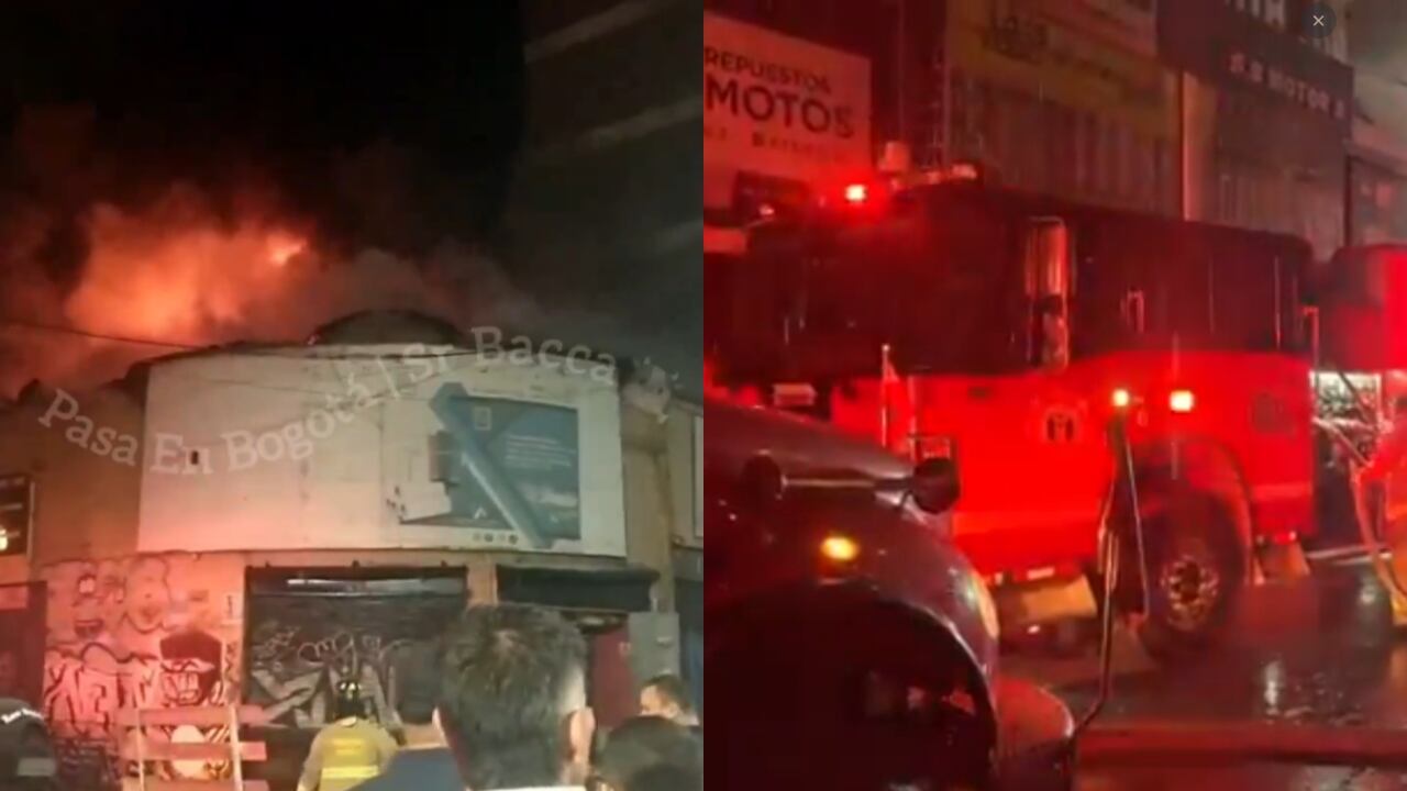 La situación logró ser controlada por los bomberos.