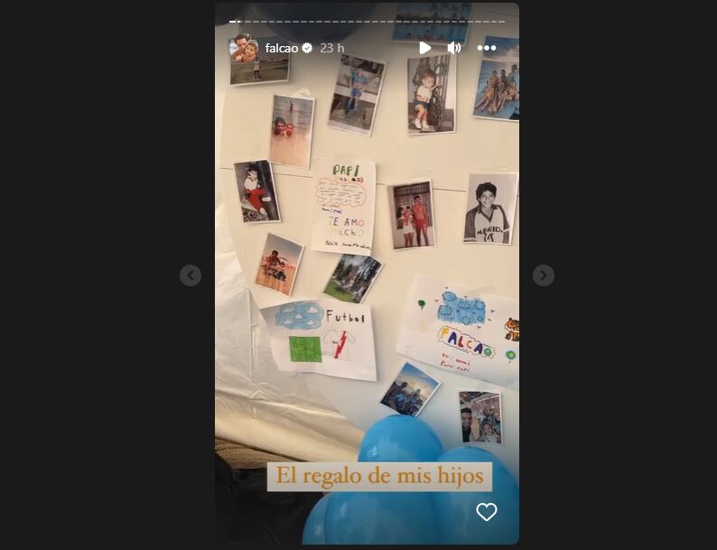 Falcao cumplió 37 años