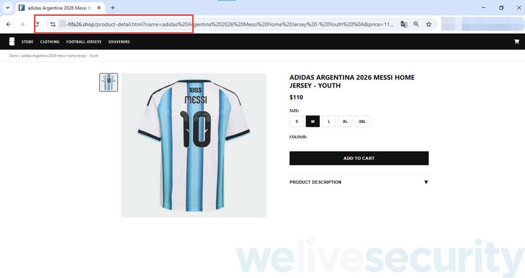 Detrás de las supuestas tiendas oficiales del Mundial se esconden portales diseñados para cometer fraudes.