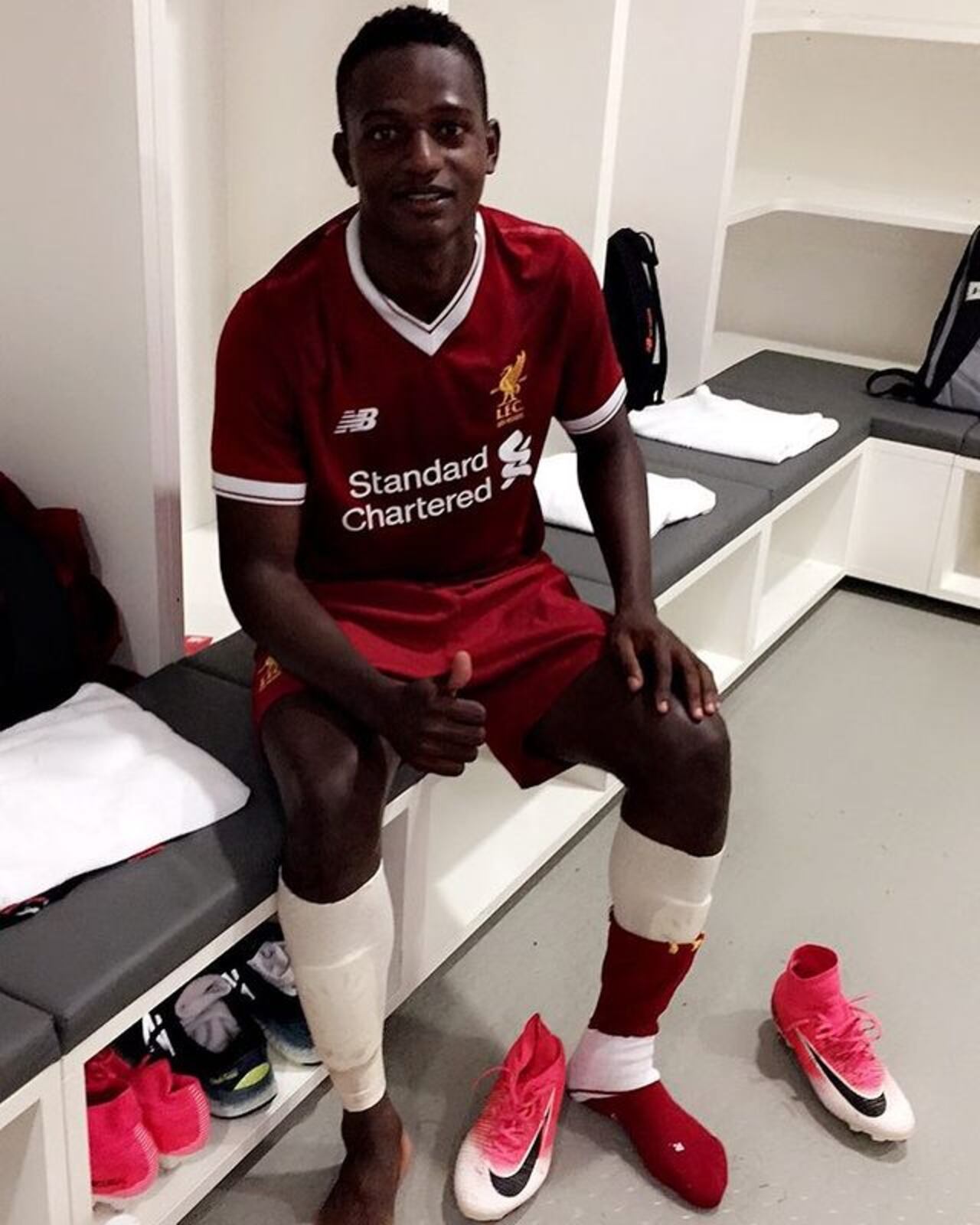 Anderson Arroyo en Liverpool.