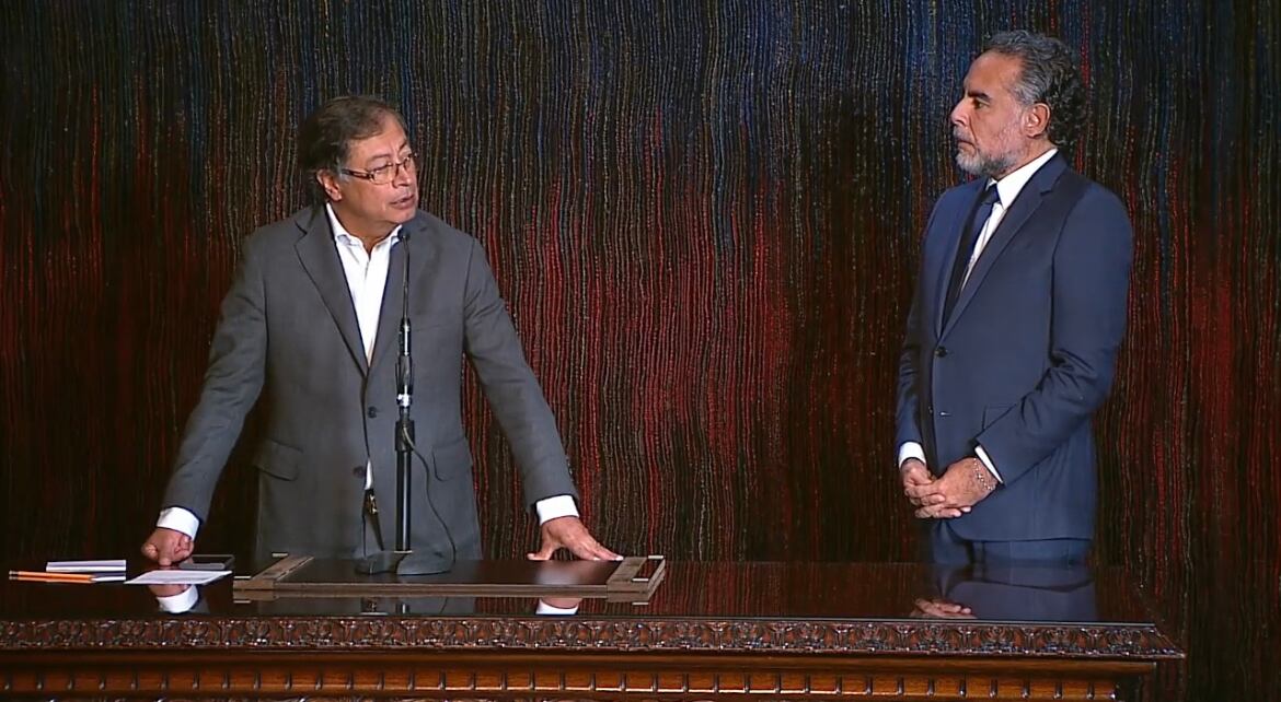 Presidente Gustavo Petro y Armando Benedetti