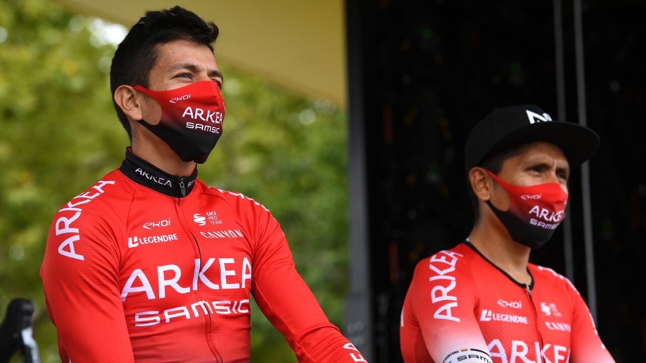 Dayer y Nairo tuvieron que separar sus caminos luego de salir del Arkéa