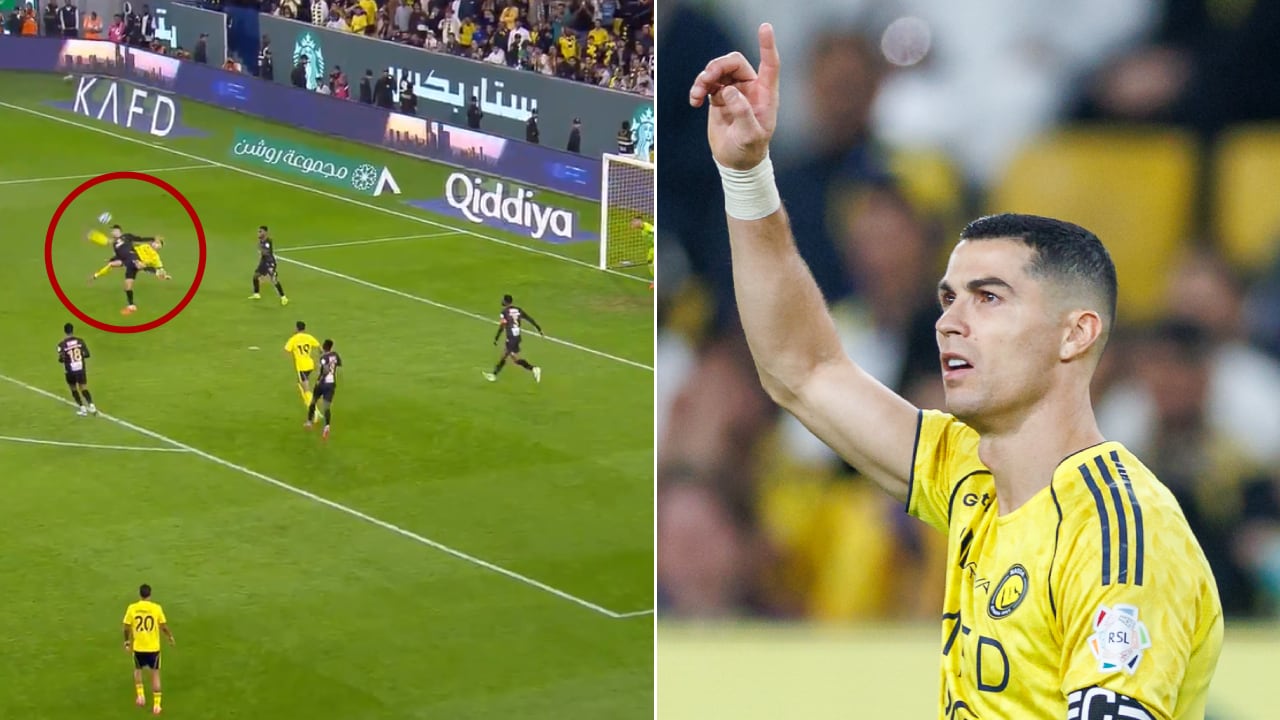 Cristiano Ronaldo marcó golazo de chilena con el Al-Nassr y se acerca al récord de los 1000 goles.