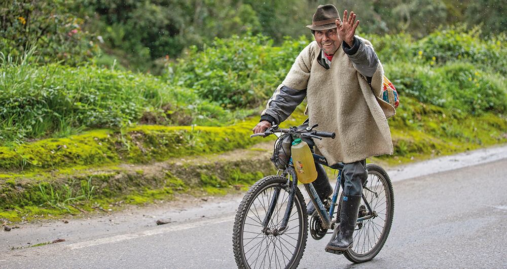 Los campesinos, de los que más suelen utilizar bicicletas para transportarse.