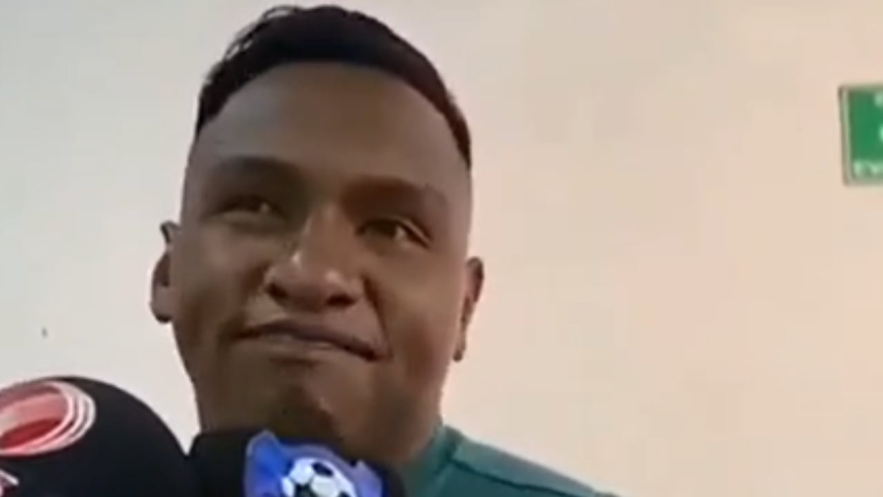 Alfredo Morelos le bajó la espuma a los hinchas del Deportivo Cali