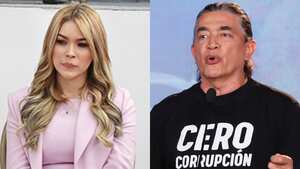 Day Vásquez y Gustavo Bolívar.