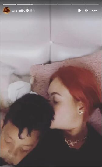 Sara Uribe y su hijo Jacobo