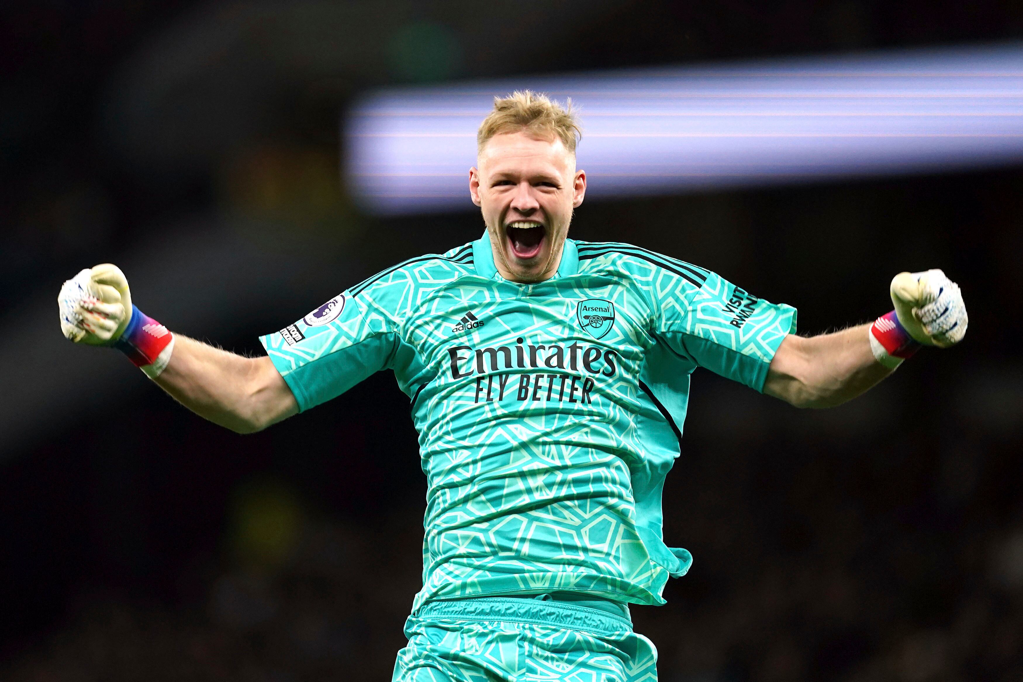 El portero del Arsenal, Aaron Ramsdale.