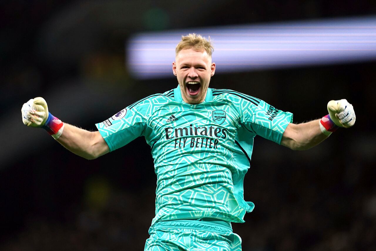 El portero del Arsenal, Aaron Ramsdale.