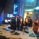 Set donde explotó el dispositivo de USB.