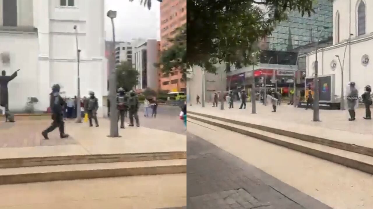 Nuevamente hay protestas en este punto de la ciudad.